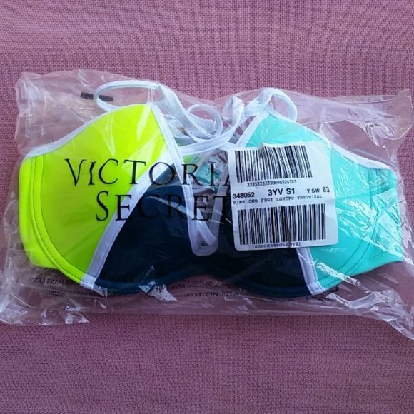 New Victoria's Secret PINK strappy bikini top - Picture 1 of 5